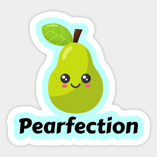 Pearfection - Pear Pun Sticker